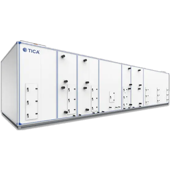 TICA TMAU make-up air unit for clean room applications